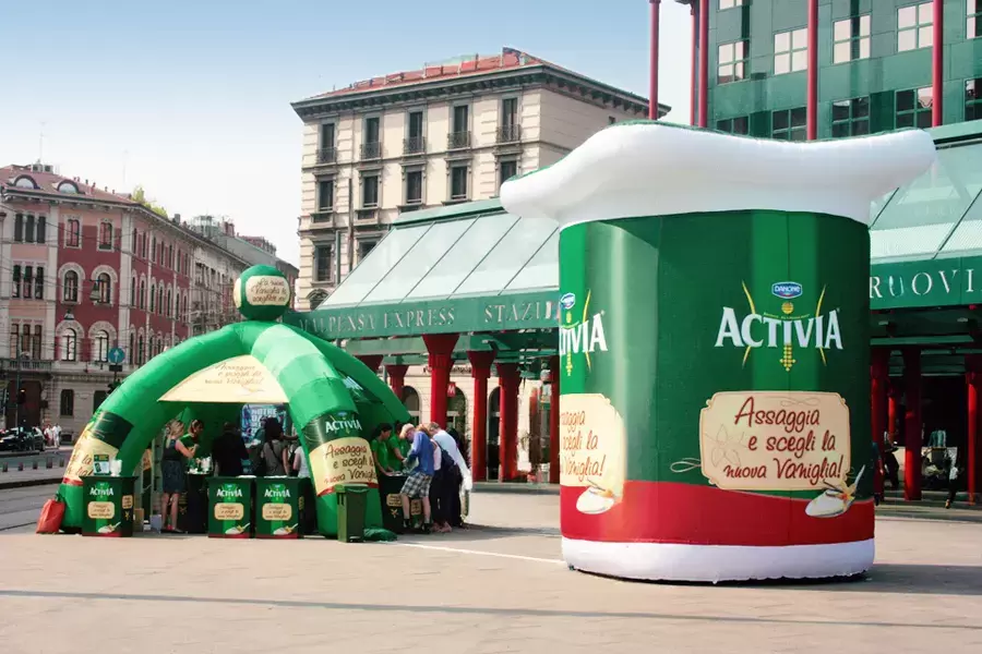 Il vasetto dello yogurt Activia