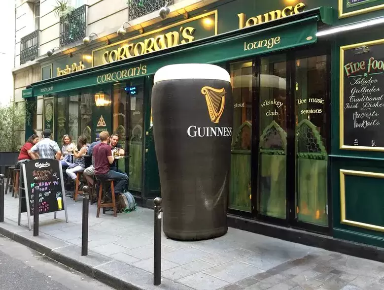 L'iconica Pinta di Guinness