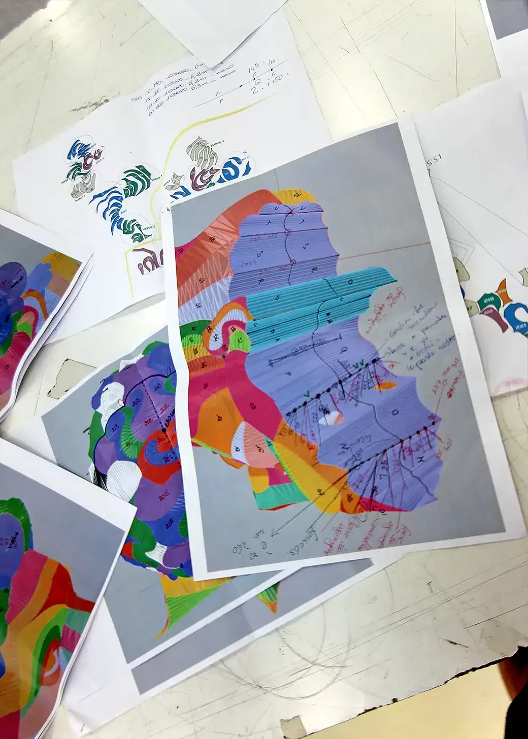 Studi di scomposizione della forma