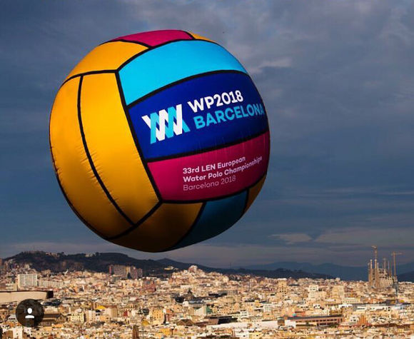 Foto News - Pallone Wopit LEN European Water Polo Championships Barcellona, Spagna