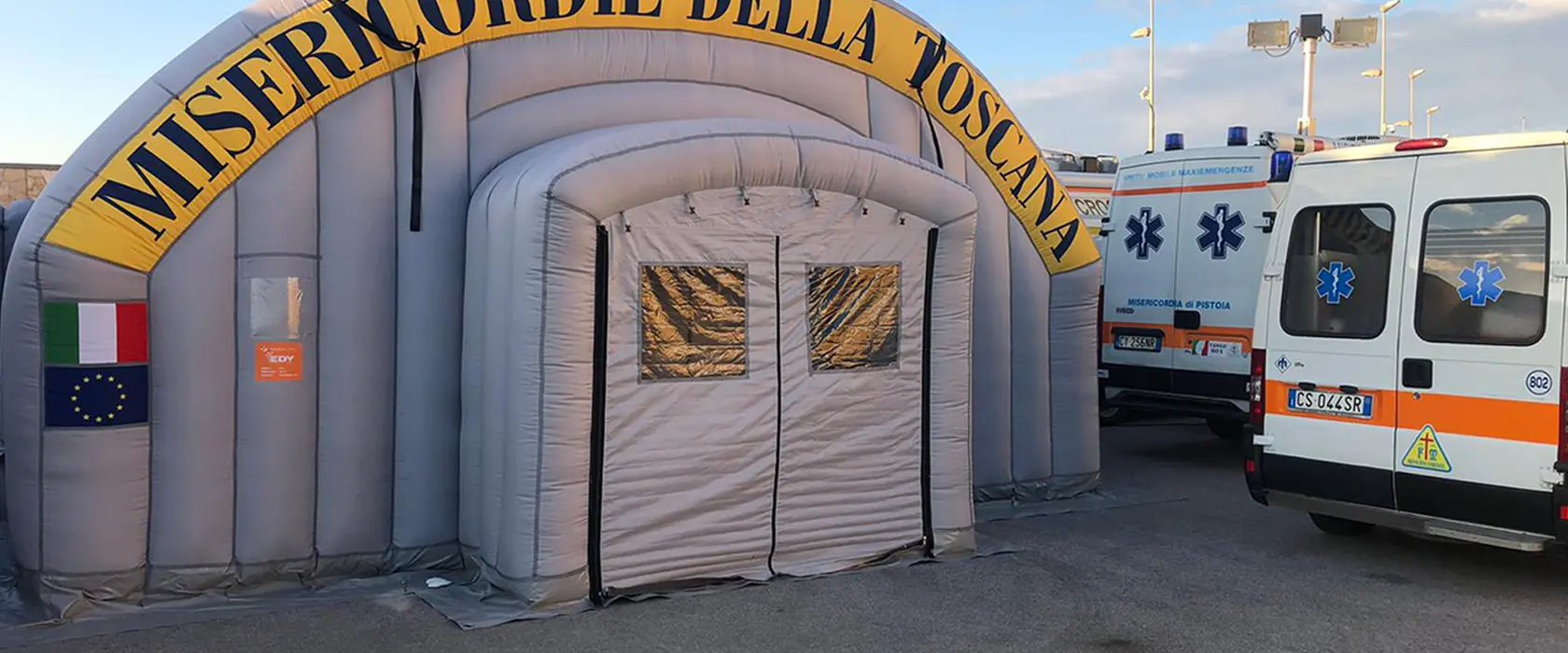 Montaggio della tenda