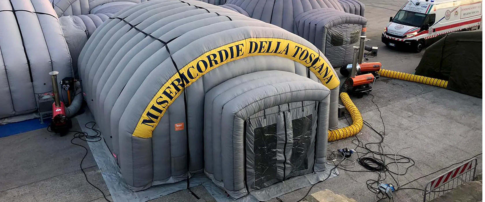 Montaggio della tenda
